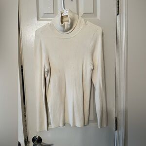 Lauren Ralph Lauren Women's Cream Turtleneck Sweater